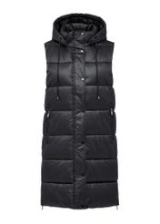 Black insulated women's vest KAMDT-0028-99(Z24)-01