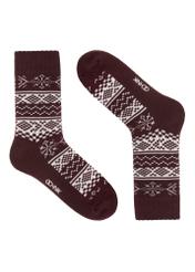 Two-pack of men's winter socks ZESMT-0070-00(Z26), front product view on white background.