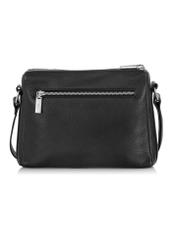 Black leather shoulder bag TORES-0983-99(Z24)-04