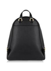 Black leather women's backpack TORES-0420B-99(Z23)-04