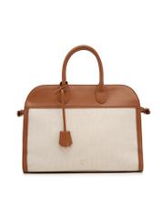 Beige large women's handbag TOREC-1202-0P(W26), front product view on white background.