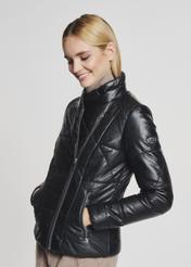 Women's quilted leather jacket KURDS-0279-4505(Z21)-06