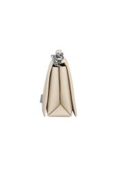 Cream small women's handbag TOREC-1282-0B(Z26) - side view of the product, on a white background.