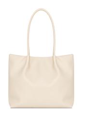 Cream large women's handbag TOREC-1031-12(W25)-01