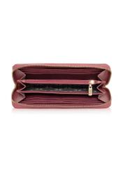 Pink leather women's wallet PORES-0800E-31(Z24)-05