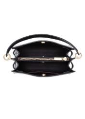 Women's three-compartment leather handbag TORES-0967-49(Z23)-06