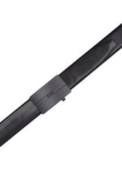 Men's black leather belt PASMS-0291-99(Z26)
