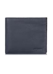 Men's graphite leather wallet PORMS-0544-95(Z23)-01