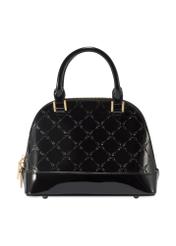 Black women's handbag with gloss TOREC-1110-99(Z25)