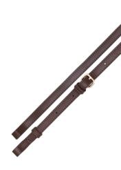 Brown small women's hobo bag TOREC-1097-89(Z25), view of the product straps on a white background.