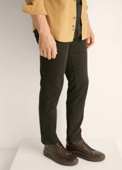 Dark brown men's leather shoes BUTYM-0550-1I(Z26)