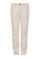 Beige linen men's pants SPOMT-0094-81(W24)-04