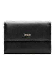Black women's wallet POREC-0426-99(Z25), product view from the front on a white background.