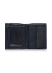 Men's navy blue leather wallet PORMS-0464A-69(W23)-02