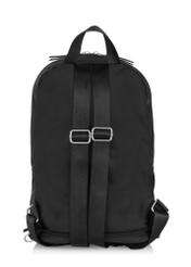 Black folding backpack and bag 2 in 1 women's TOREN-0275-99(W24)-04