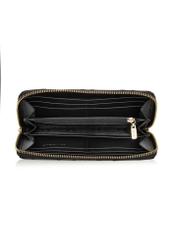 Black leather women's wallet PORES-0940-99(Z24)-05