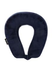 Navy blue soft headrest AW-014-0004-7D(W26), back view of the product on a white background.