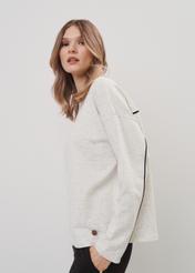 Women's hoodless sweatshirt BLZDT-0094-12(Z23)-01
