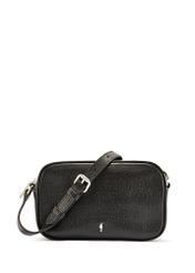 Black leather women's handbag TORES-1103A-99(Z25), front product view on white background.