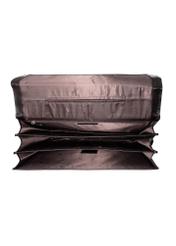 Men's leather briefcase TORMS-0478-89(Z25), product view inside on white background.