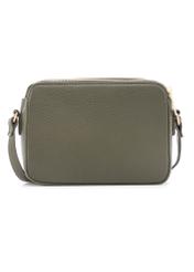 Small women's khaki handbag TOREC-0830B-55(Z25), product view from the back on a white background.