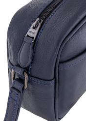 Men's navy blue leather cosmetic bag TORMS-0182A-69(W24)-06