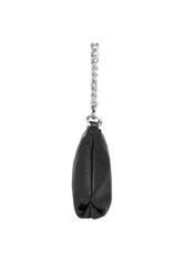 Black shoulder bag with chain TORES-1387-99(Z26) - side view of the product, on a white background.