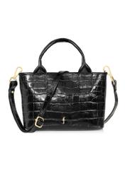 Small leather women's croco trunk TORES-1012-99(W24)-01