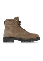 Men's suede boots in brown color BUTYM-0473-93(Z24)-01