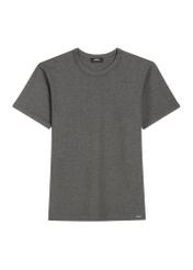 Men's graphite cotton T-shirt TSHMT-0153-9D(Z26), front product view on a white background.
