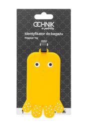 Luggage tag AW-012-0004-2B(W26), front product view on white background.