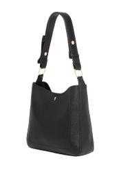 Black women's hobo bag TOREC-1257-9I(Z26) - diagonal product view, on a white background.