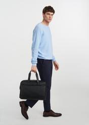 Men's leather black bag TORMS-0020R-9I(W26)