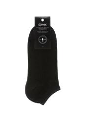 Men's short black socks SKAMT-0151A-99(W24)-02