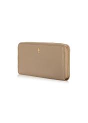 Large beige leather women's wallet PORES-0800B-80(W24)-02