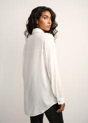 Women's long shirt with rhinestones KOSDT-0140-12(Z22)-04