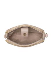 Light beige small women's handbag TOREC-0830B-80(Z25), product view from above on white background.