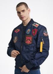 Navy blue men's jacket Top Gun KURMT-0279-69(W24)-01