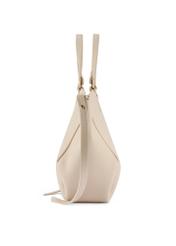 White women's shoulder bag TOREC-1231-0B(W26) - side view of the product, on a white background.