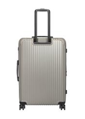 Set of hard suitcases on wheels 19"/24"/28" WALAB-0073-2X(W26), product view from the back on a white background.