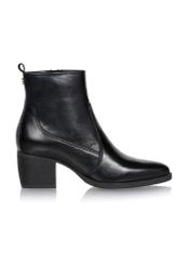 Women's heeled leather boots BUTYD-1005-99(Z23)-01