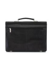 Black leather briefcase VB-200A-99(KS)-03