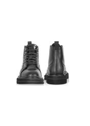 Black men's leather boots BUTYM-0468-99(Z24)-06