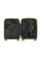 Small suitcase on wheels WALPP-0028-8G-19(W26), product view inside on white background.