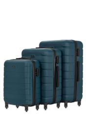 Set of suitcases on wheels 19''/24''/28'' WALAB-0067-54(W24)-01