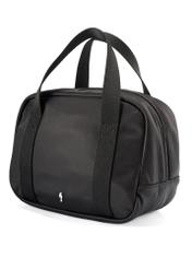 Black lunchbox bag TOREN-0328-99(Z25), diagonal product view on white background.
