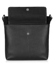 Black leather women's handbag TORES-1031-99(Z24)-02