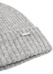 Gray women's wool hat CZADT-0210-9B(Z26) - close-up of the product detail on a white background.
