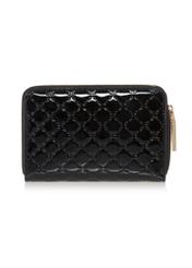 Women's lacquered leather wallet PORES-0836B-99(W23)-02