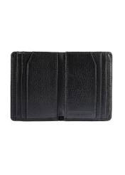 Black leather men's wallet PORMS-0635-99(W25)